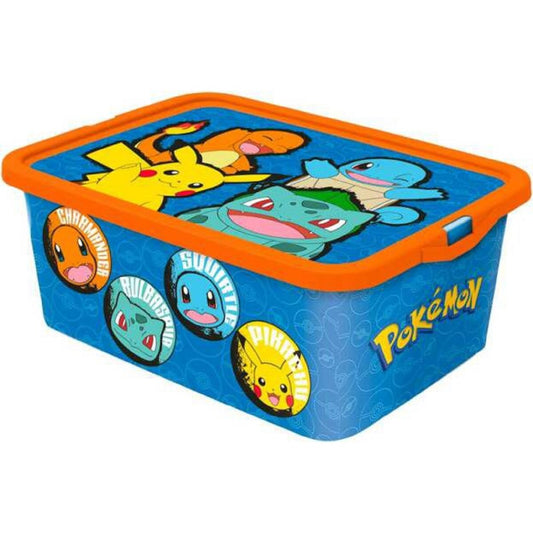 Pokemon Spielzeug-Click Box Aufbewahrungsbox Ideale Aufbewahrungslösung für Spielzeug