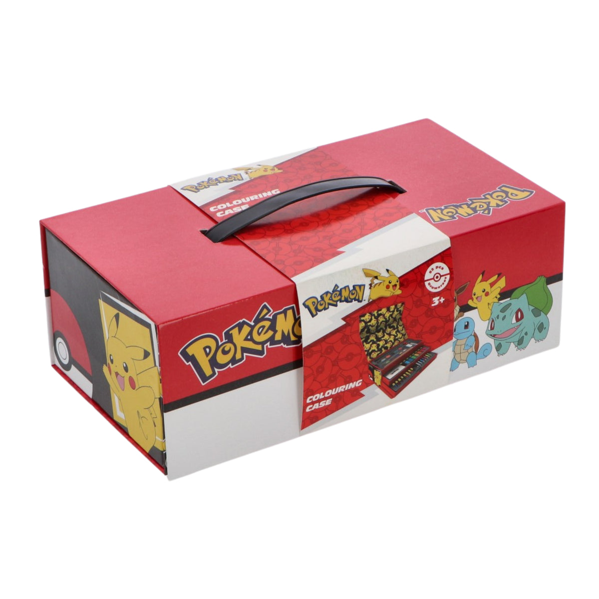 POKÉMON Malkoffer für Kinder – Kreativset mit Stiften, Farben und Wasserfarbkasten