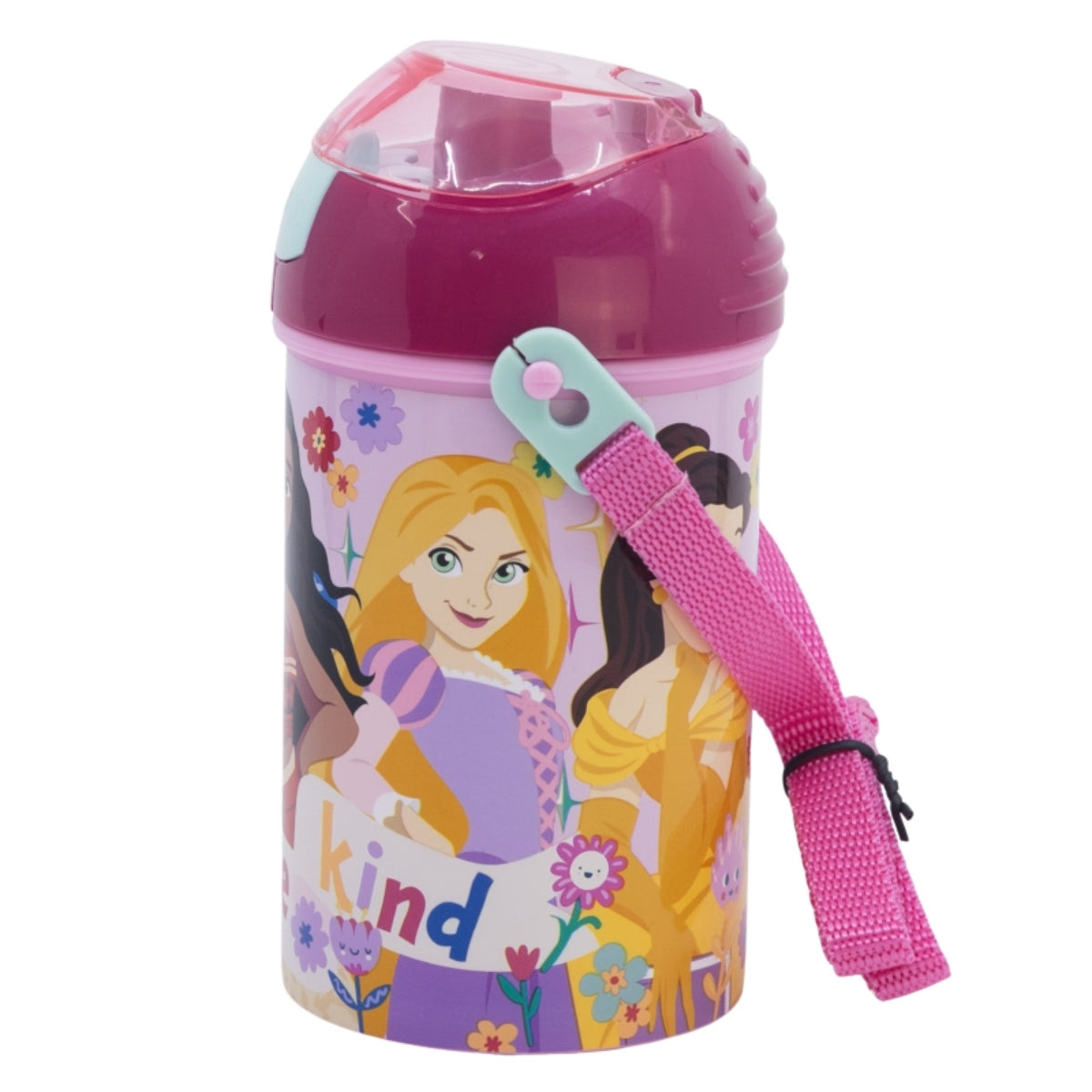 Disney Princess Kinderflasche 450 ml Wasserflasche für Schule & Freizeit