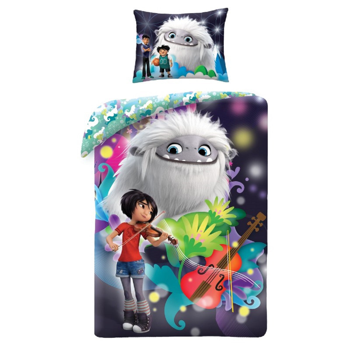 Everest - Ein Yeti will hoch hinaus Bettwäsche Set aus Baumwolle Bettdeckenbezug 140 × 200 cm mit 70 × 90 cm Kissenbezug