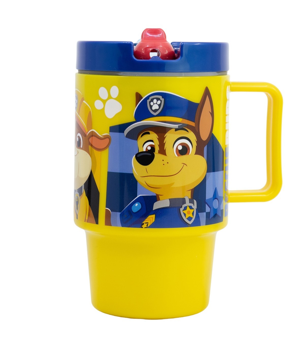 PAW Patrol Trinkbecher 530 ml Kinder Mug mit Auslaufschutz mit Klappöffnung