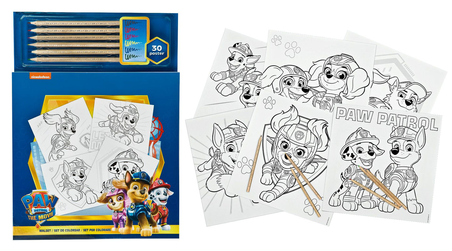 Paw Patrol Malset – 6 bunte Stifte für stundenlangen Malspaß