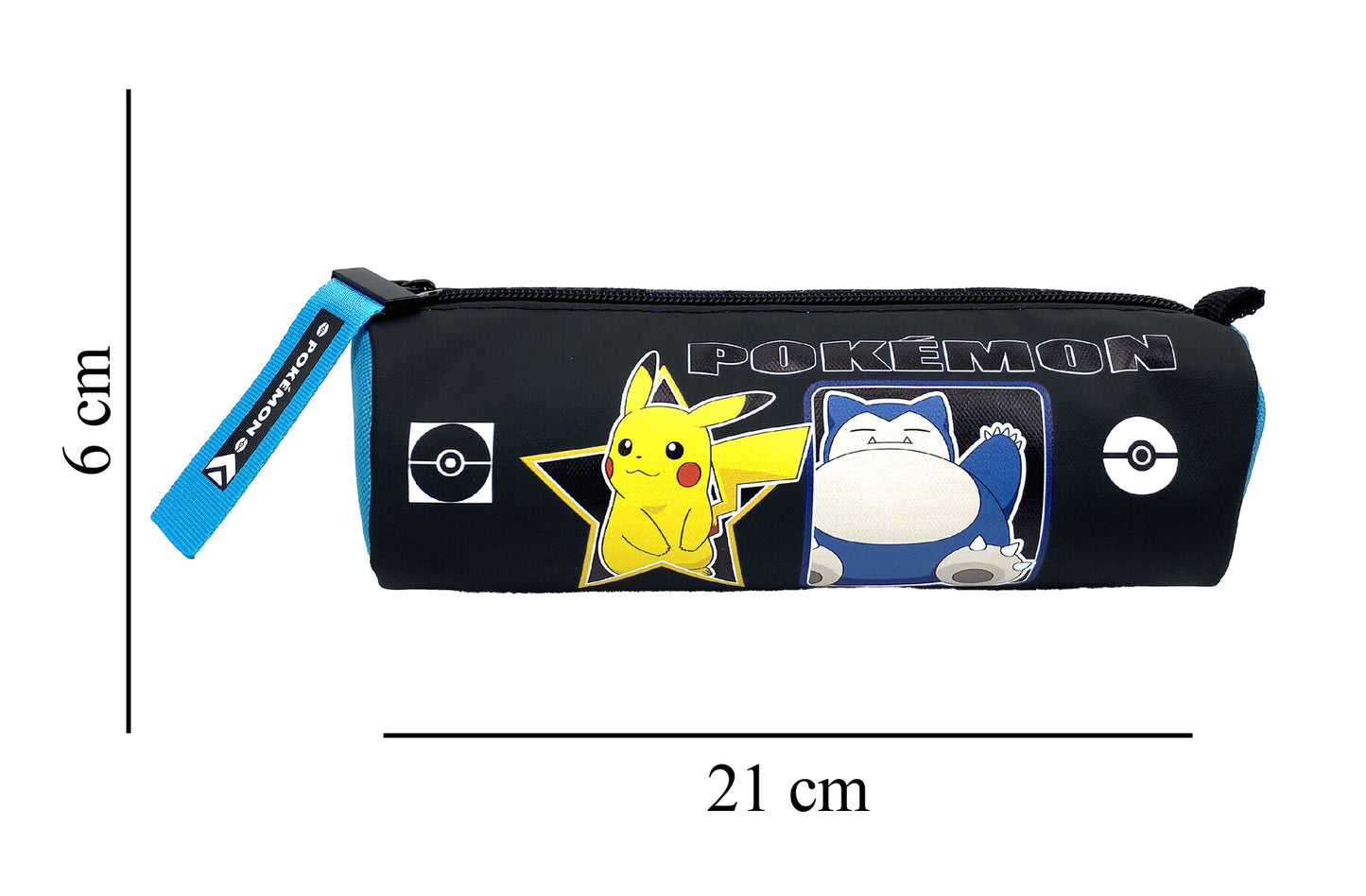 Pokémon Federmappe Stifteetui 21 × 6 × 6 cm mit Reißverschluss und Motiv