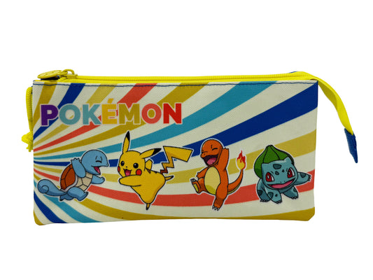 Pokémon Federmäppchen Federmappe mit Reißverschluss