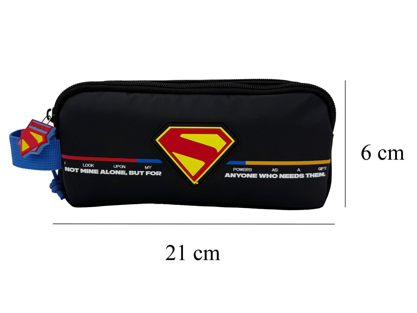 Superman Doppel Federmäppchen Schuletui