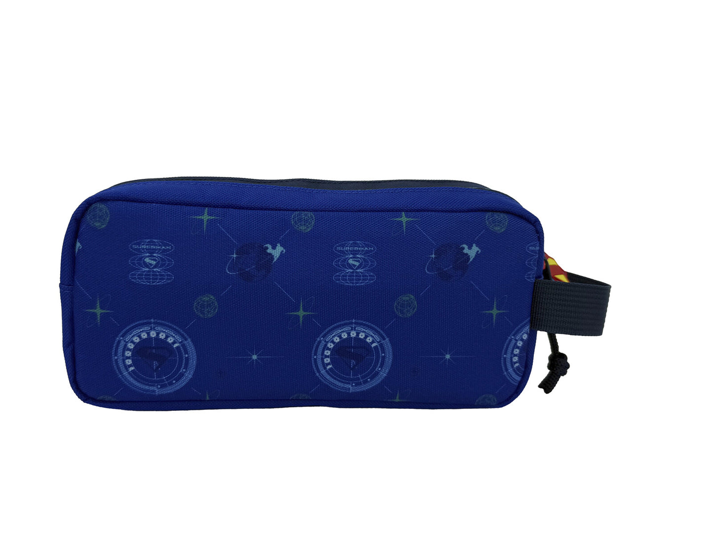 Superman Doppel Etui Federmäppchen für Schule und Alltag