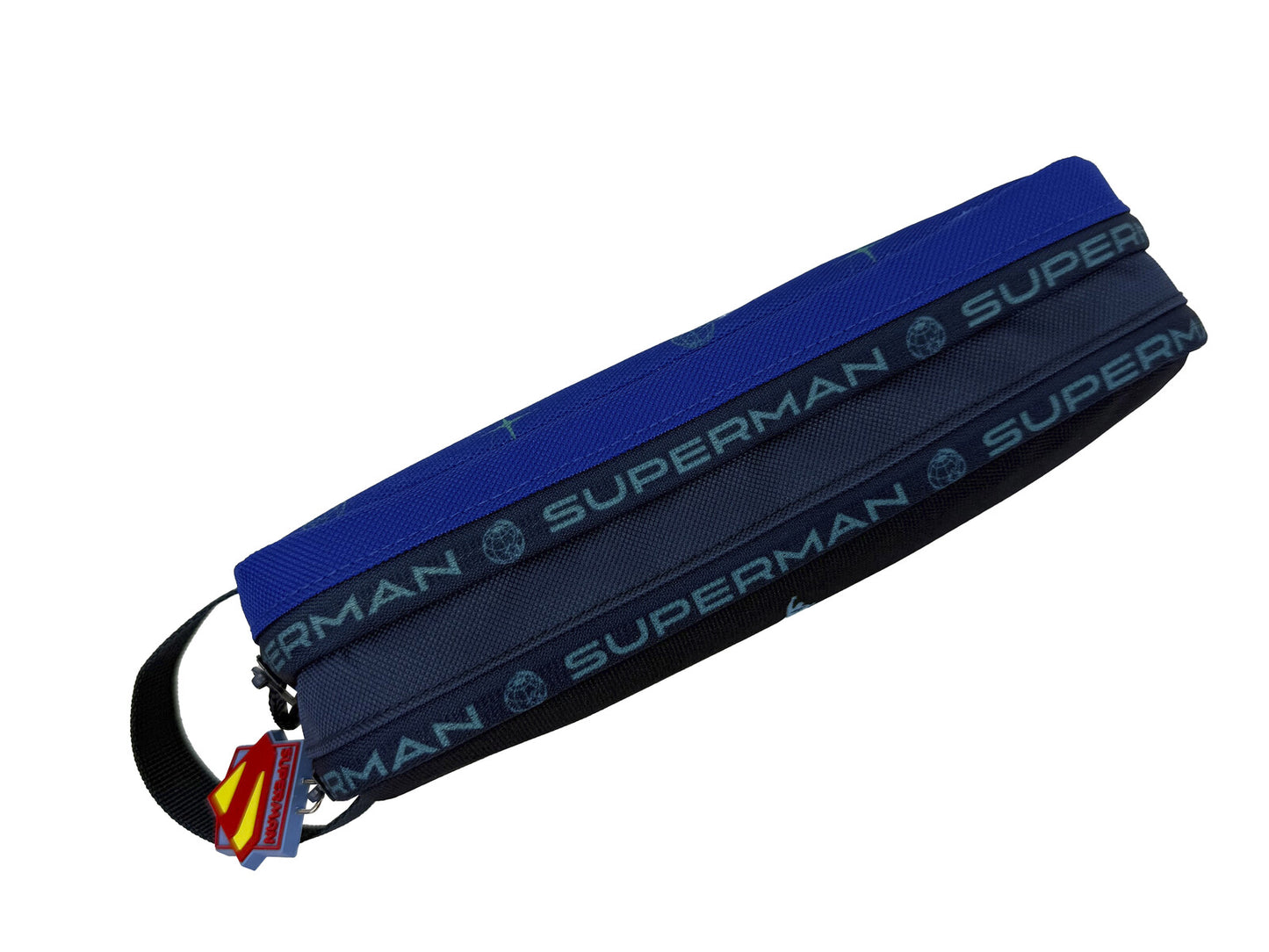 Superman Doppel Etui Federmäppchen für Schule und Alltag