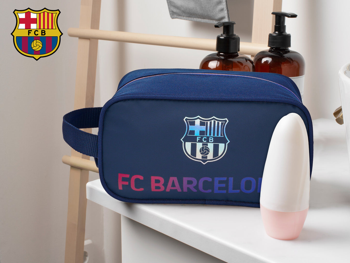 FC Barcelona Schlampermäppchen Jumbo Mäppchen Etui mit Trageschlaufe
