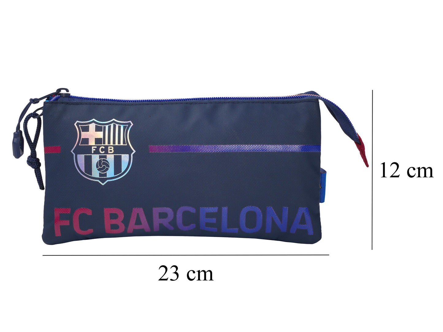 FC Barcelona Organizer Triple Federmäppchen Etui 5 Fächer Schlampermäppchen