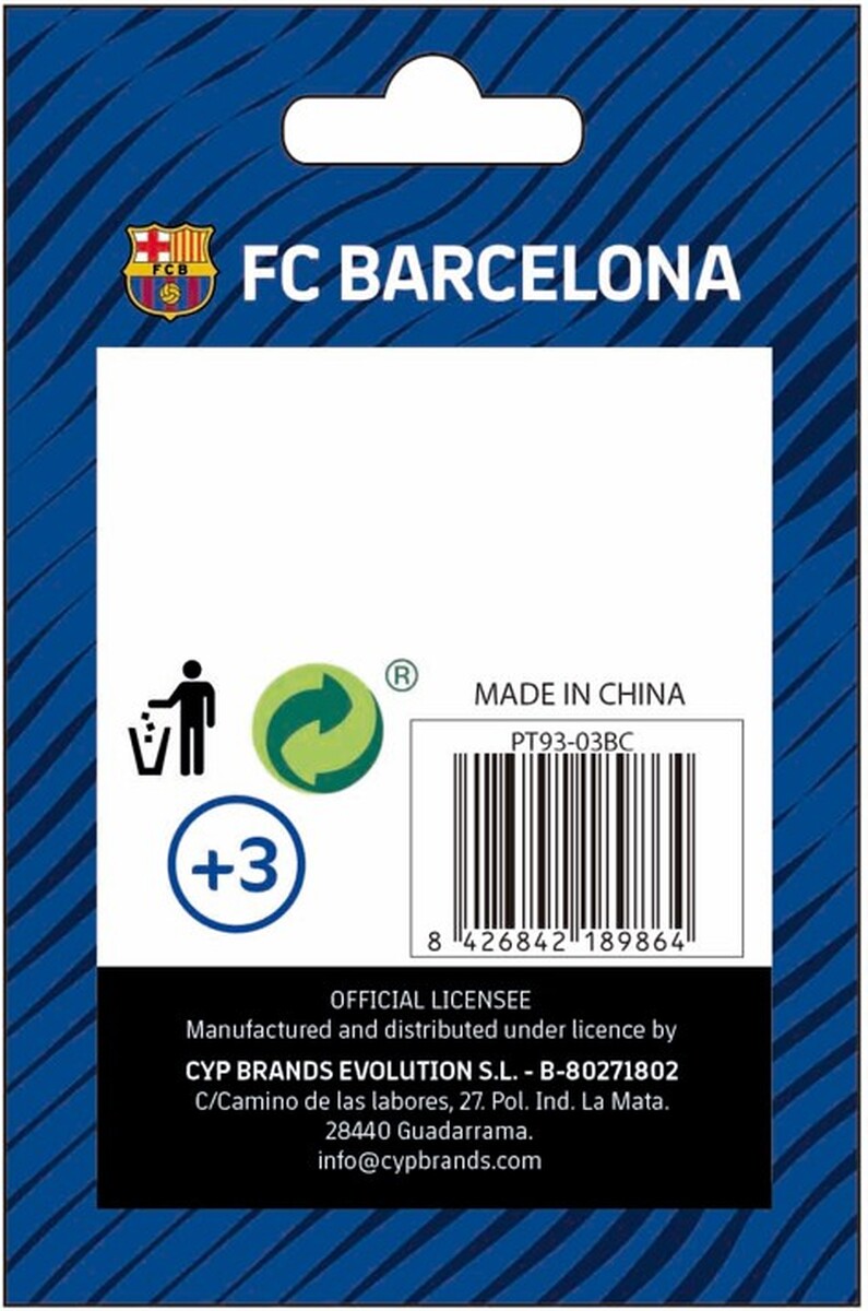 FC Barcelona Organizer Triple Federmäppchen Etui 5 Fächer Schlampermäppchen