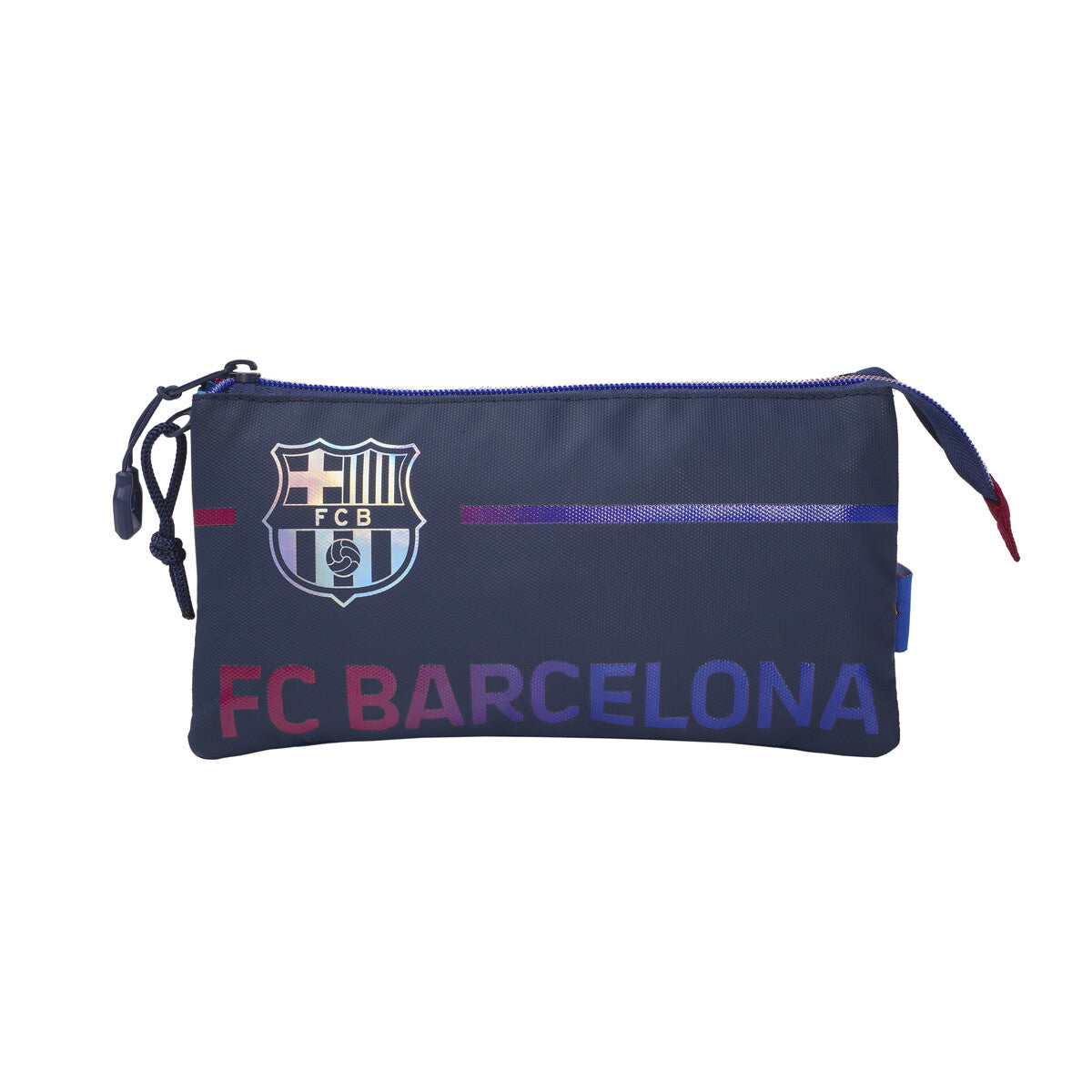 FC Barcelona Organizer Triple Federmäppchen Etui 5 Fächer Schlampermäppchen