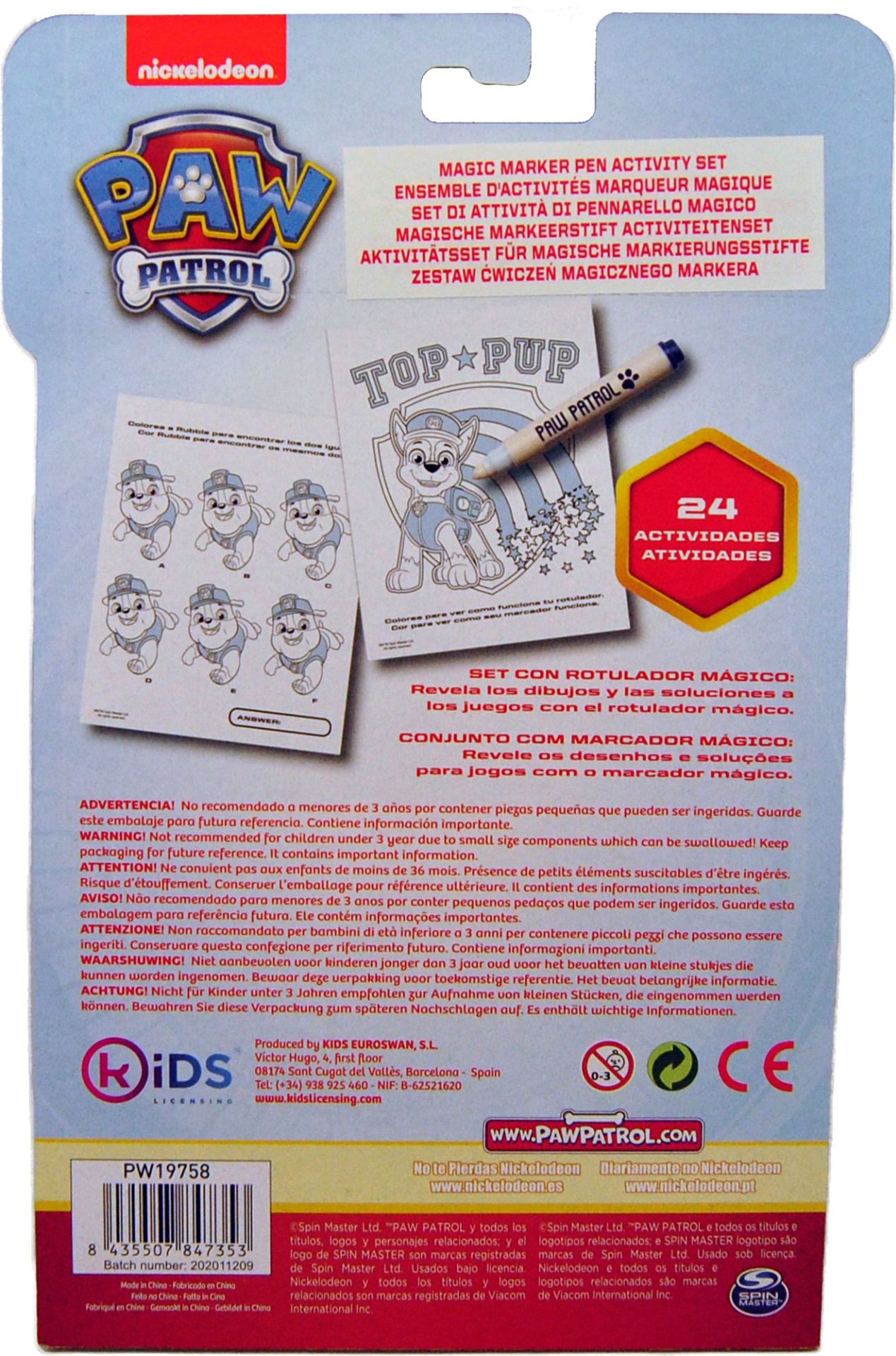 Paw Patrol Magisches Tinten-Set Tintenmagie mit deinen Lieblingshelden