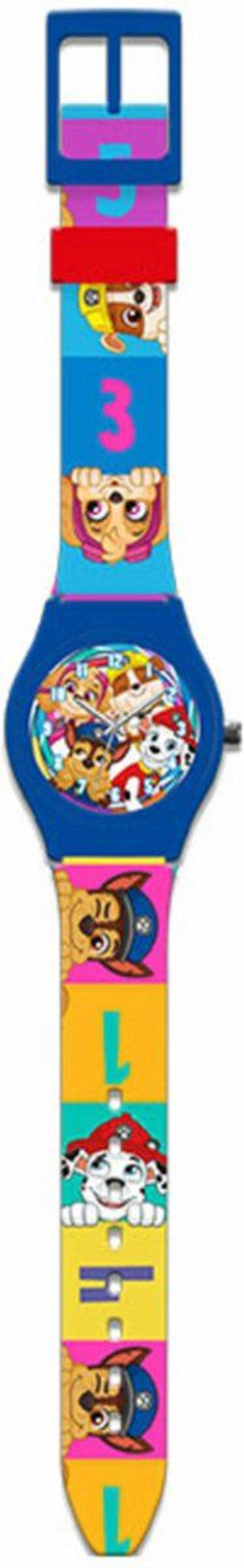 Paw Patrol Uhr für Kinder Polyesterarmband mit praktischem Deckel