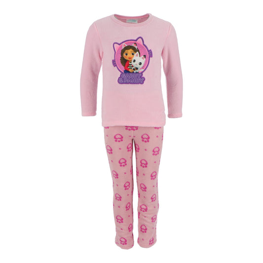 Gaby's Dollhouse Coral Fleece Schlafanzug Pyjama für Kinder