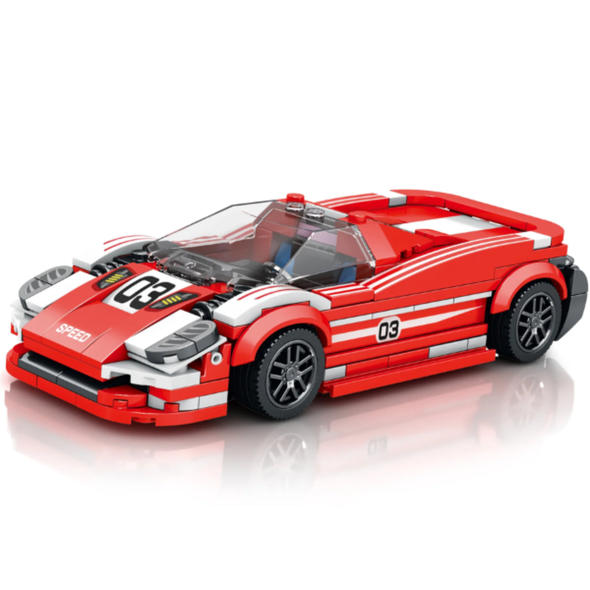 Reobrix 680 Rennwagen 1:24 Klemmbaustein Auto 355 Teile ab 14