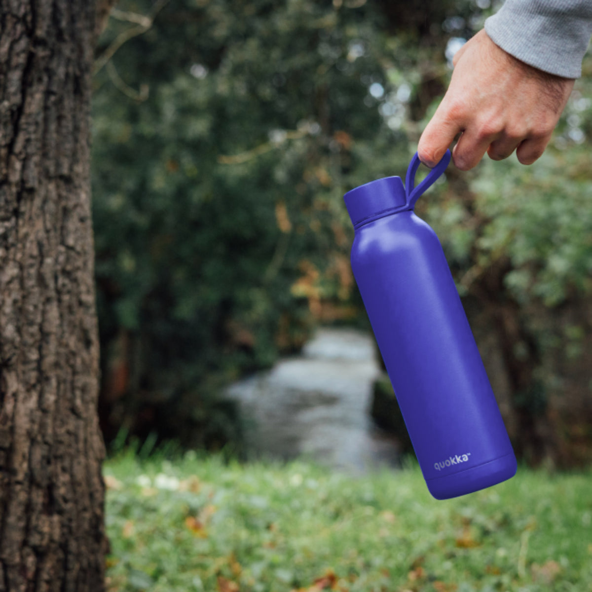 Quokka Edelstahl Trinkflasche isoliert 630 ml Thermoflasche mit Trageschlaufe