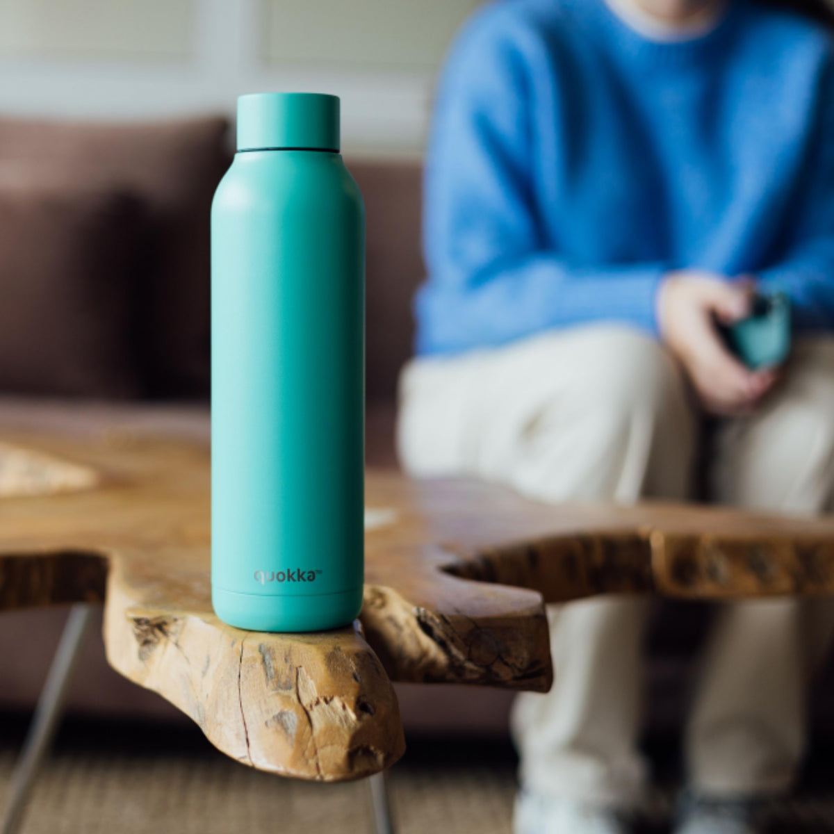 Quokka Isolierte Trinkflasche 630 ml aus Edelstahl Thermoflasche für unterwegs