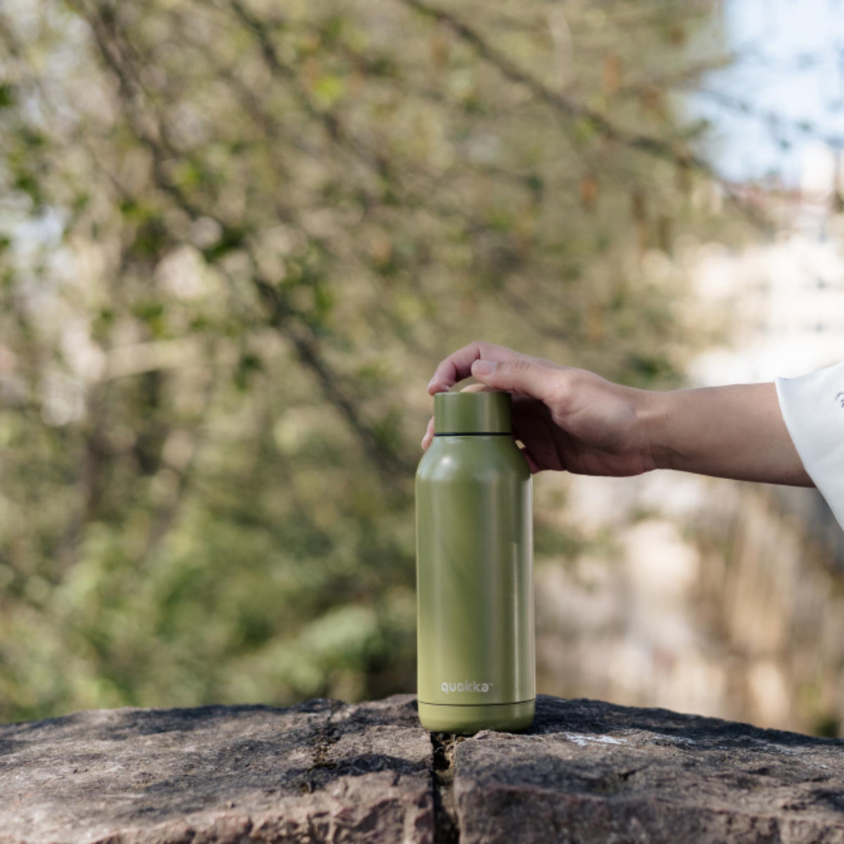 Quokka Thermo Trinkflasche aus Edelstahl 510 ml Isolierflasche für Alltag