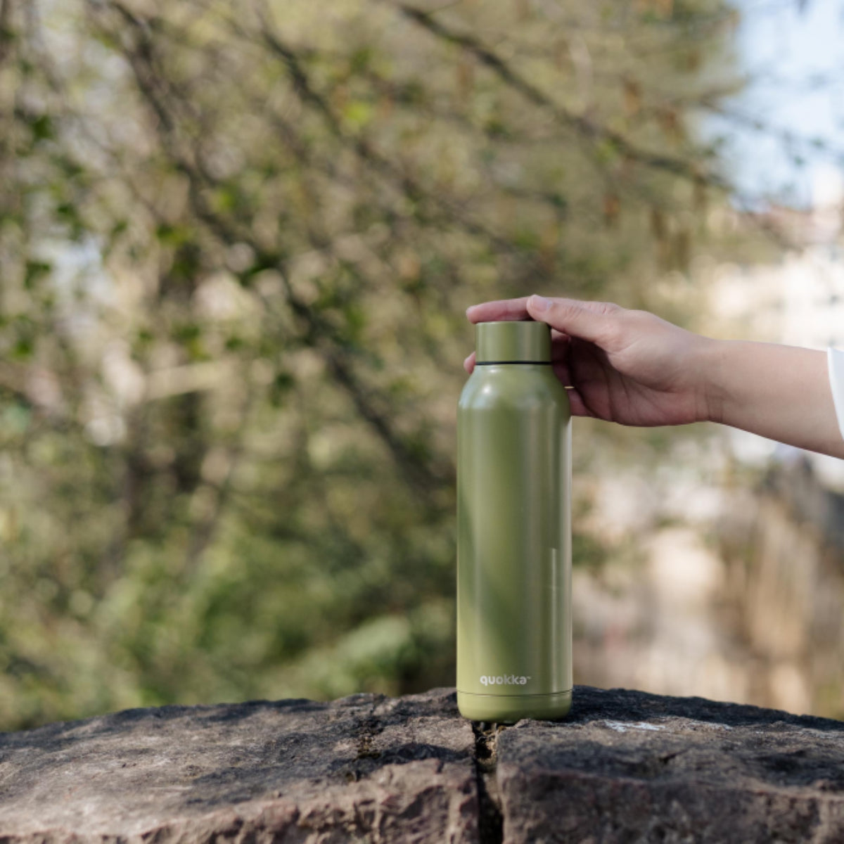Quokka Edelstahl Trinkflasche isoliert 630 ml Thermoflasche