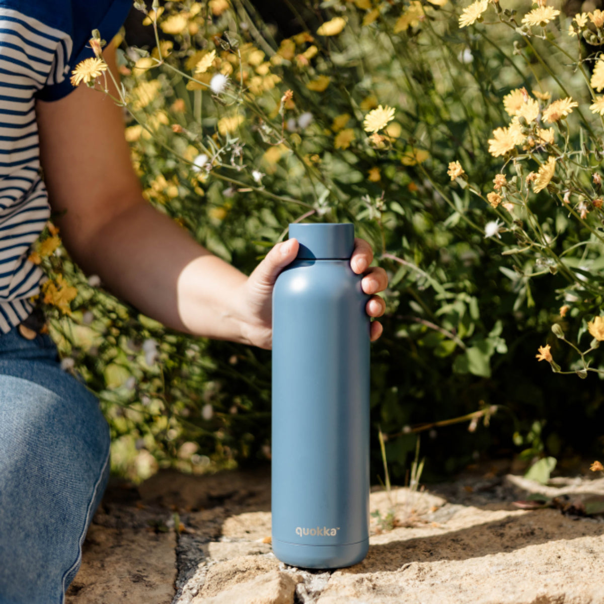 Quokka Edelstahl Trinkflasche isoliert 630 ml Thermoflasche