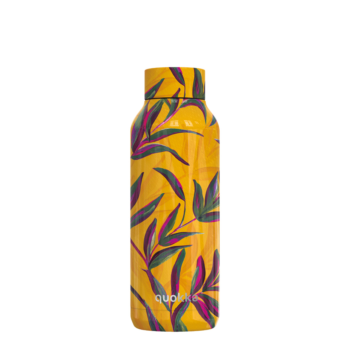 Quokka Solid Trinkflasche 510 ml SUN GARDEN Edelstahl Doppelwandig Heiß Kalt isoliert