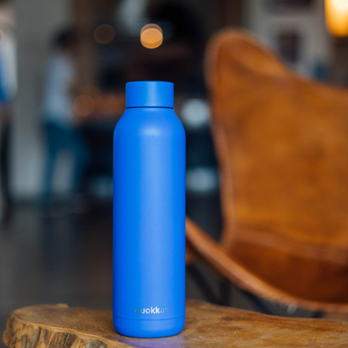 Quokka Blau Isolierte Trinkflasche 630 ml aus Edelstahl Thermoflasche für unterwegs