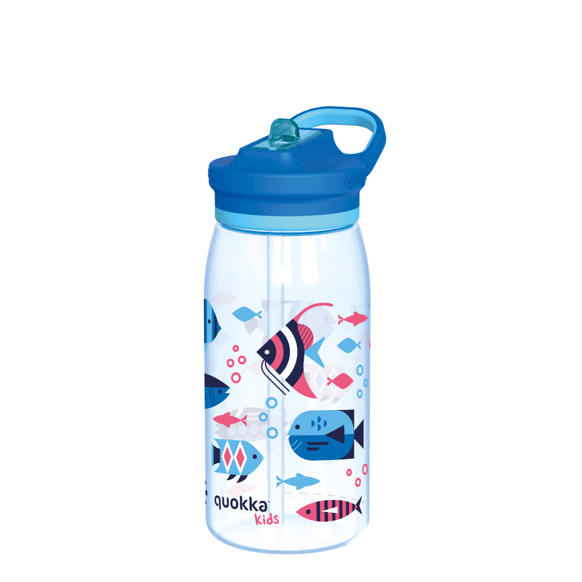 Quokka Glow Kids Flasche SEA LIFE 580 ml mit Tragekupplung