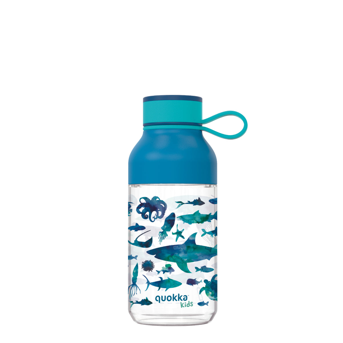 Quokka Ice Kids Trinkflasche 430 ml SEA ANIMALS Abnehmbare Austattung