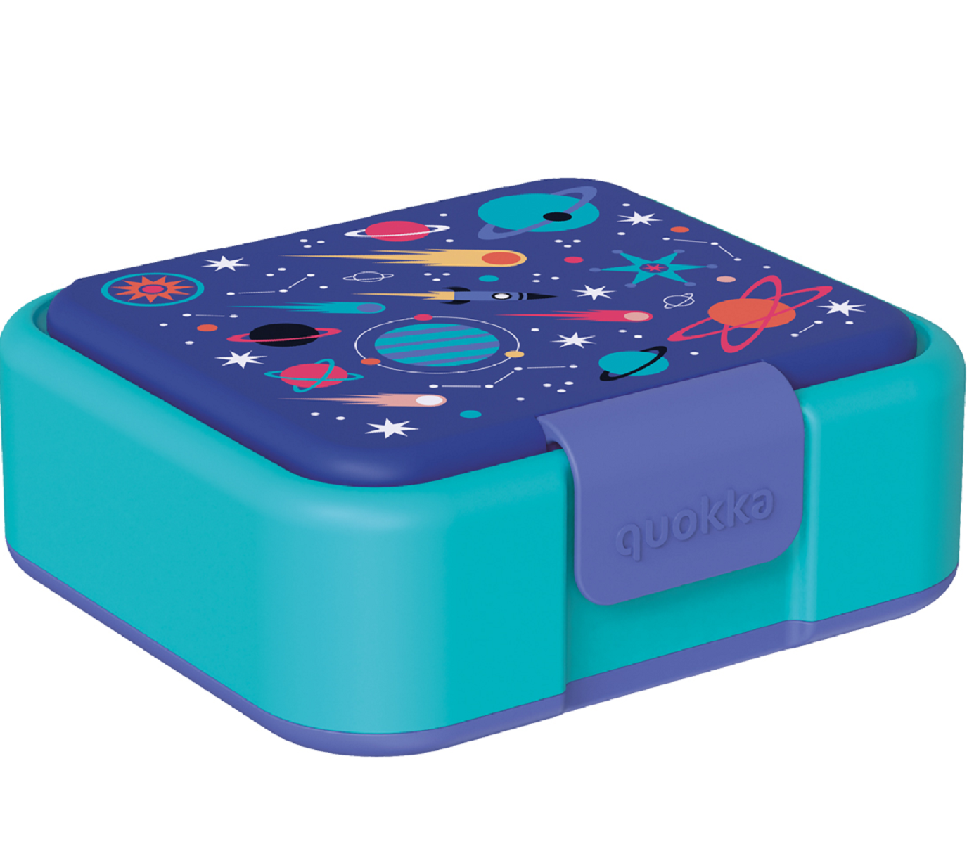 Quokka Space Brotdose Doppelwand Kinder Lunchbox 3-Fächer