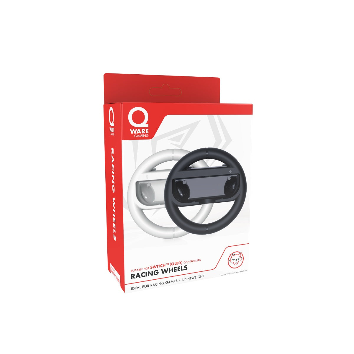 Qware Racing Lenkräder – 2er Set Kompatibel mit Nintendo Switch