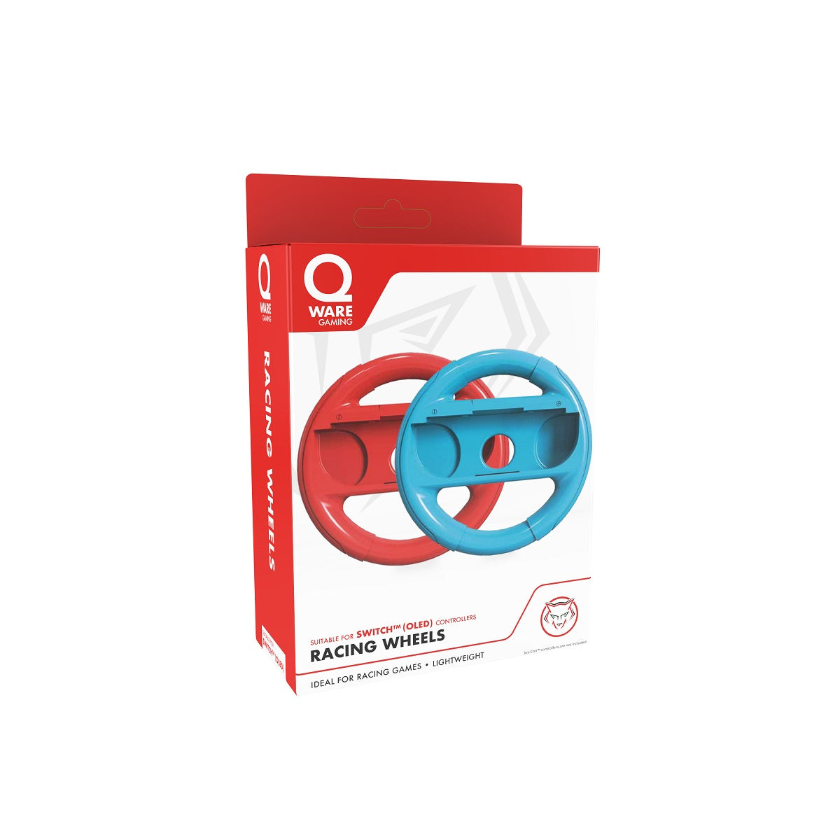 Qware Racing Lenkräder – 2er Set Kompatibel mit Nintendo Switch