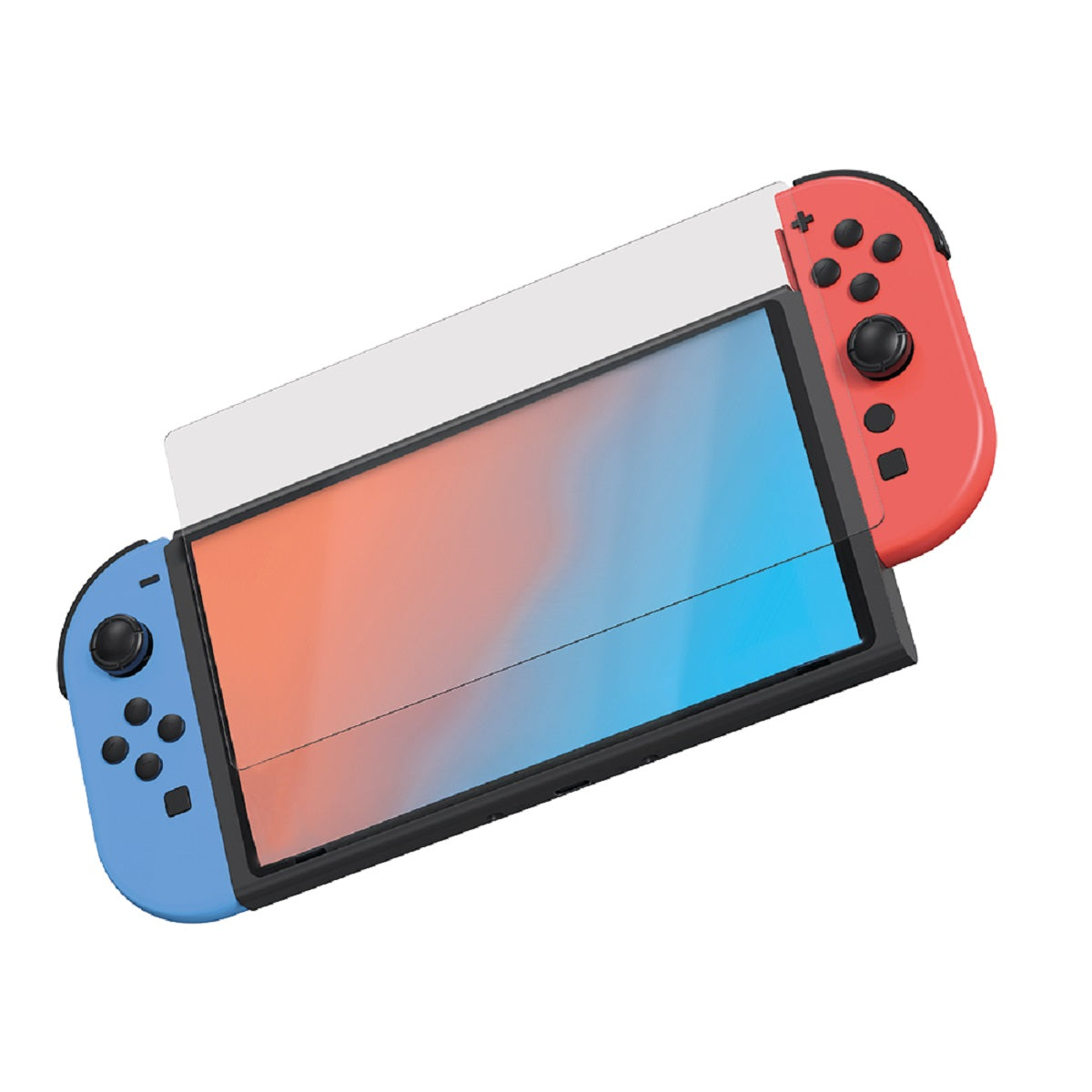 Qware Schutzfolie kompatibel mit Nintendo Switch 2 – Klare Displayschutzfolie gegen Kratzer