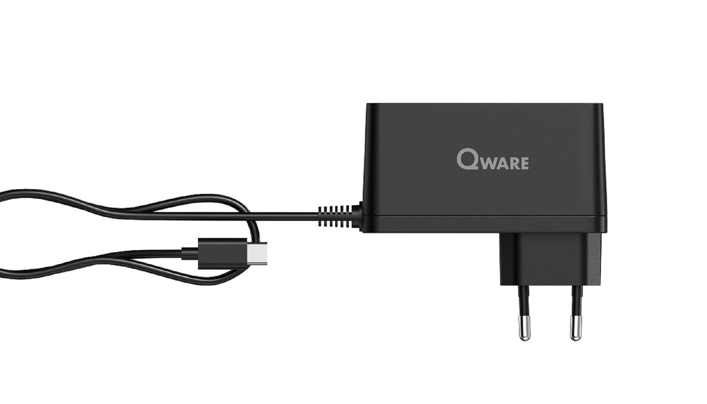 Qware Ladegerät 39W – USB-C Netzadapter kompatibel mit Nintendo Switch & Geräte