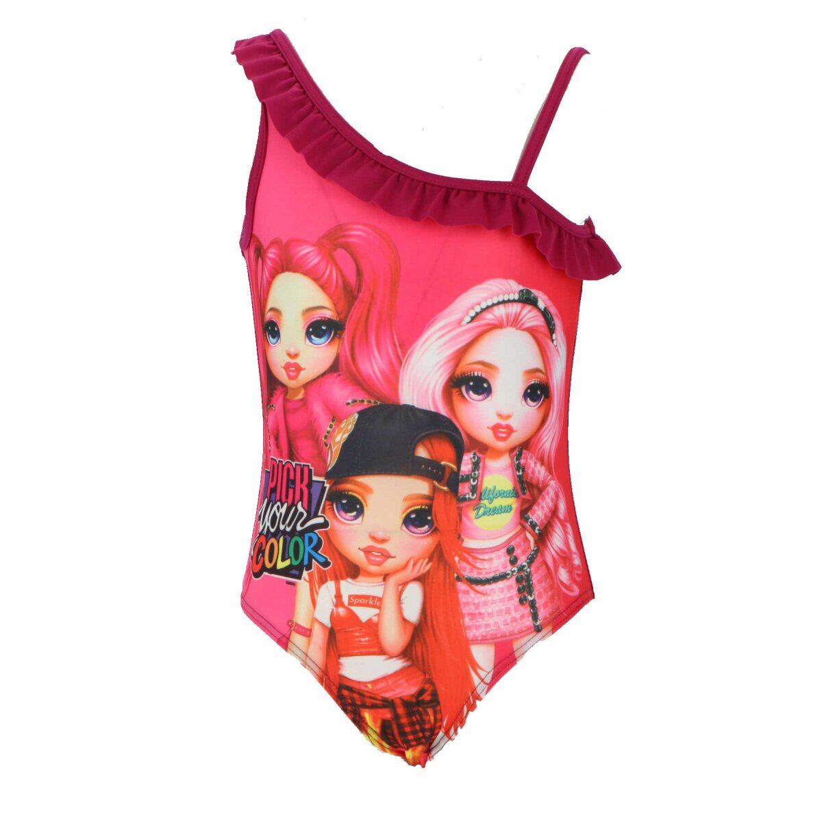 Rainbow High Badeanzug für Mädchen Farbenfrohe Schwimmkleidung für den Strand