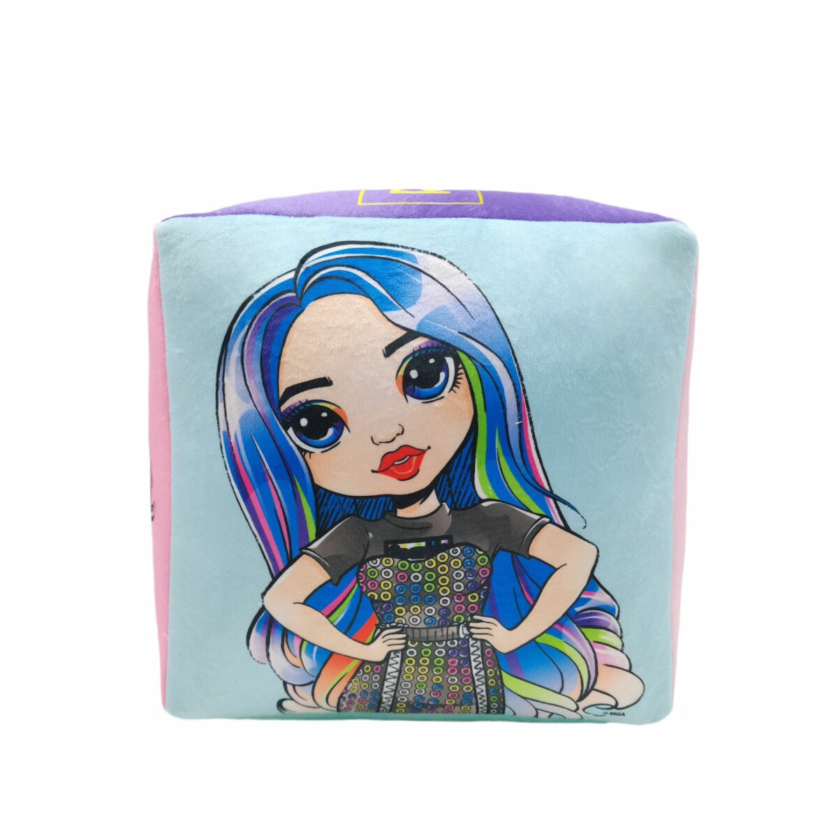 Rainbow High Würfelkissen Perfektes Dekokissen für jedes Zimmer