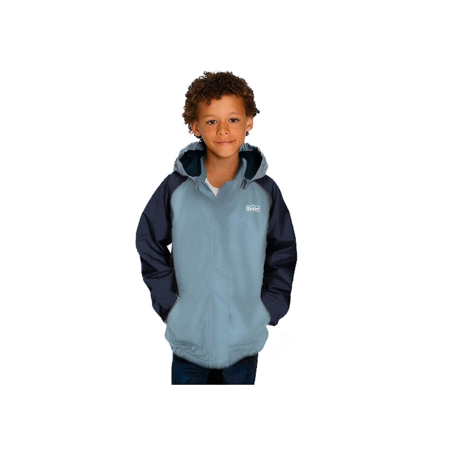 Scout Regenjacke Sport Kinder Jacken Atmungsaktiv Wasserabweisend in marine