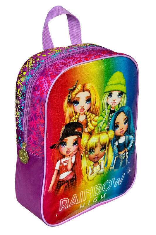 Rainbow High Rucksack Bunter Rucksack Schultasche im Rainbow High-Stil