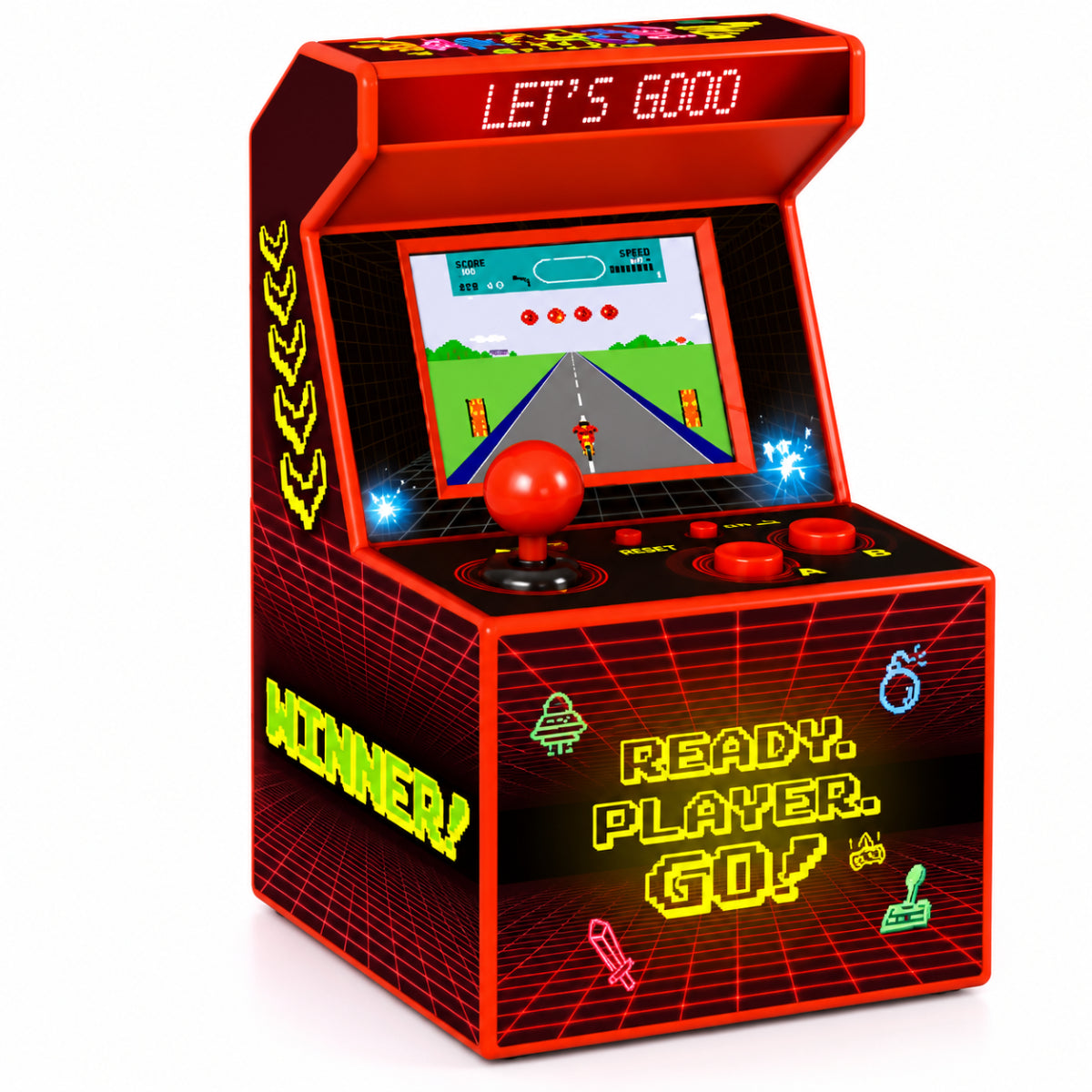 Retro Arcade Gamer Handheld Konsole mit 240 Spielen
