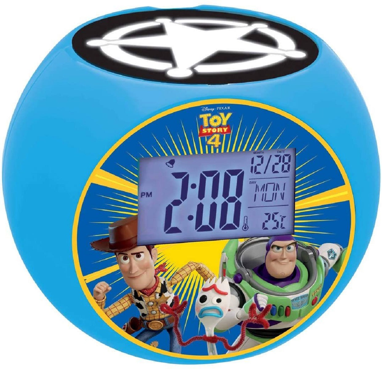 Toy Story Projektor-Radiowecker Mit Buzz und Woody Design