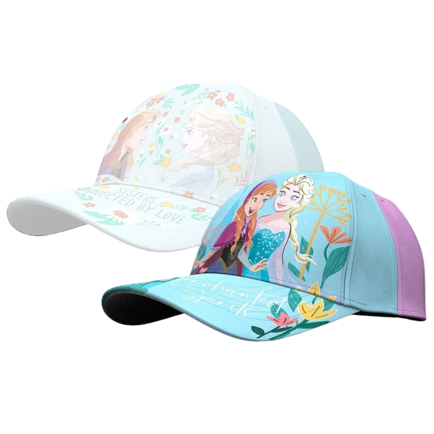 Disney Frozen Cap – Kinder Kappe aus 100% Baumwolle mit Elsa & Anna Motiv