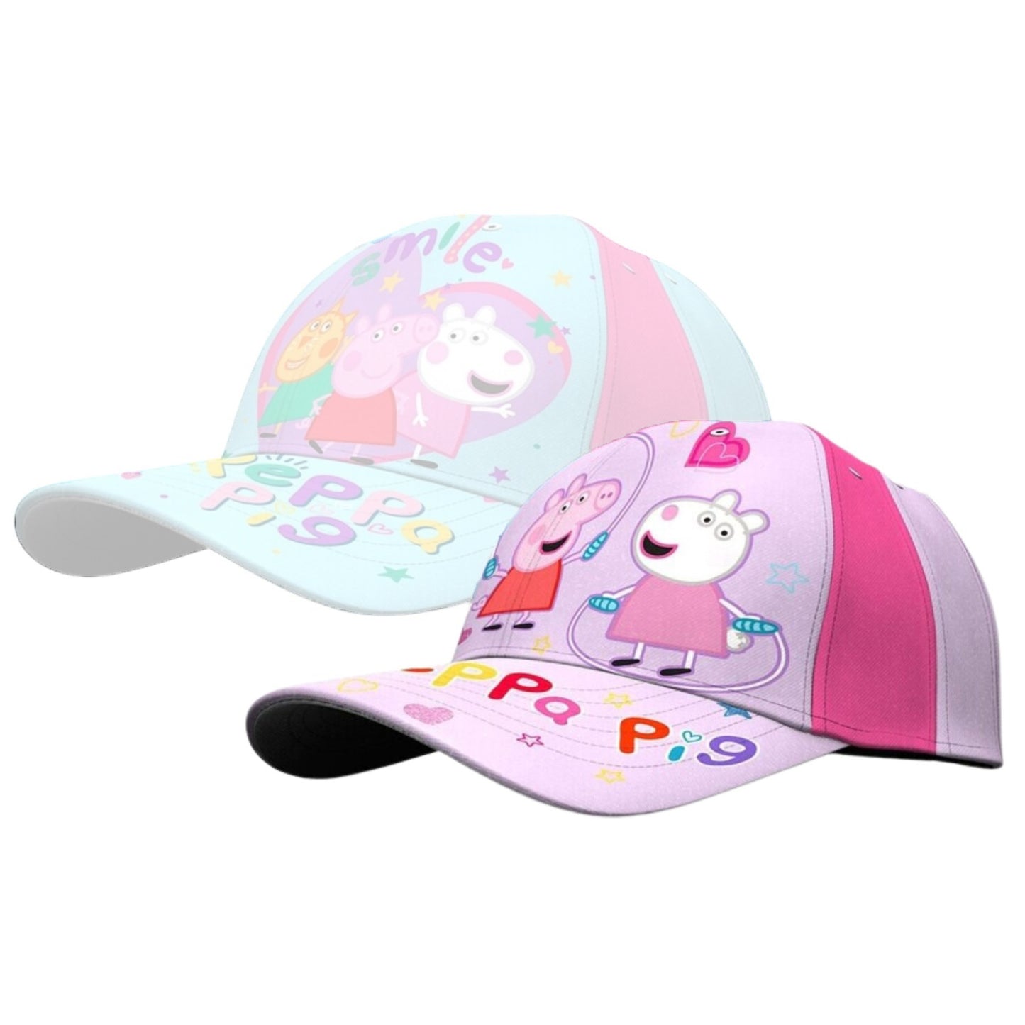 Peppa Pig Cap – Bunte Kinder Kappe mit süßem Peppa Wutz Motiv, 100% Baumwolle
