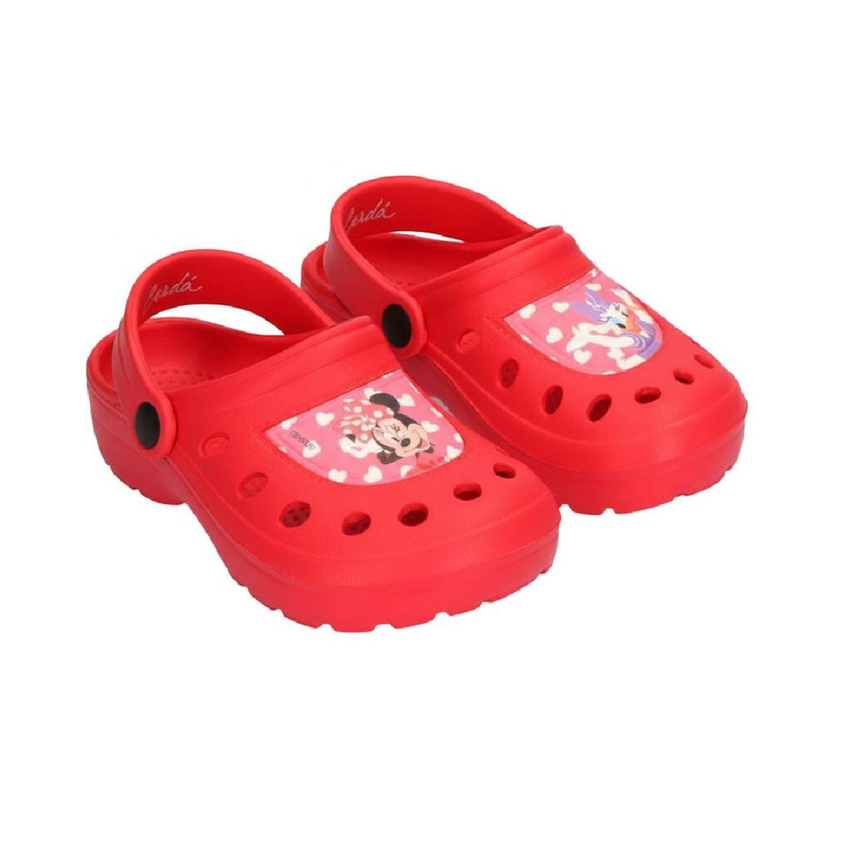 Disney Minnie Kinder Clogs aus Ethylen Vinylacetat leichte Sommerschuhe für Bad und Alltag