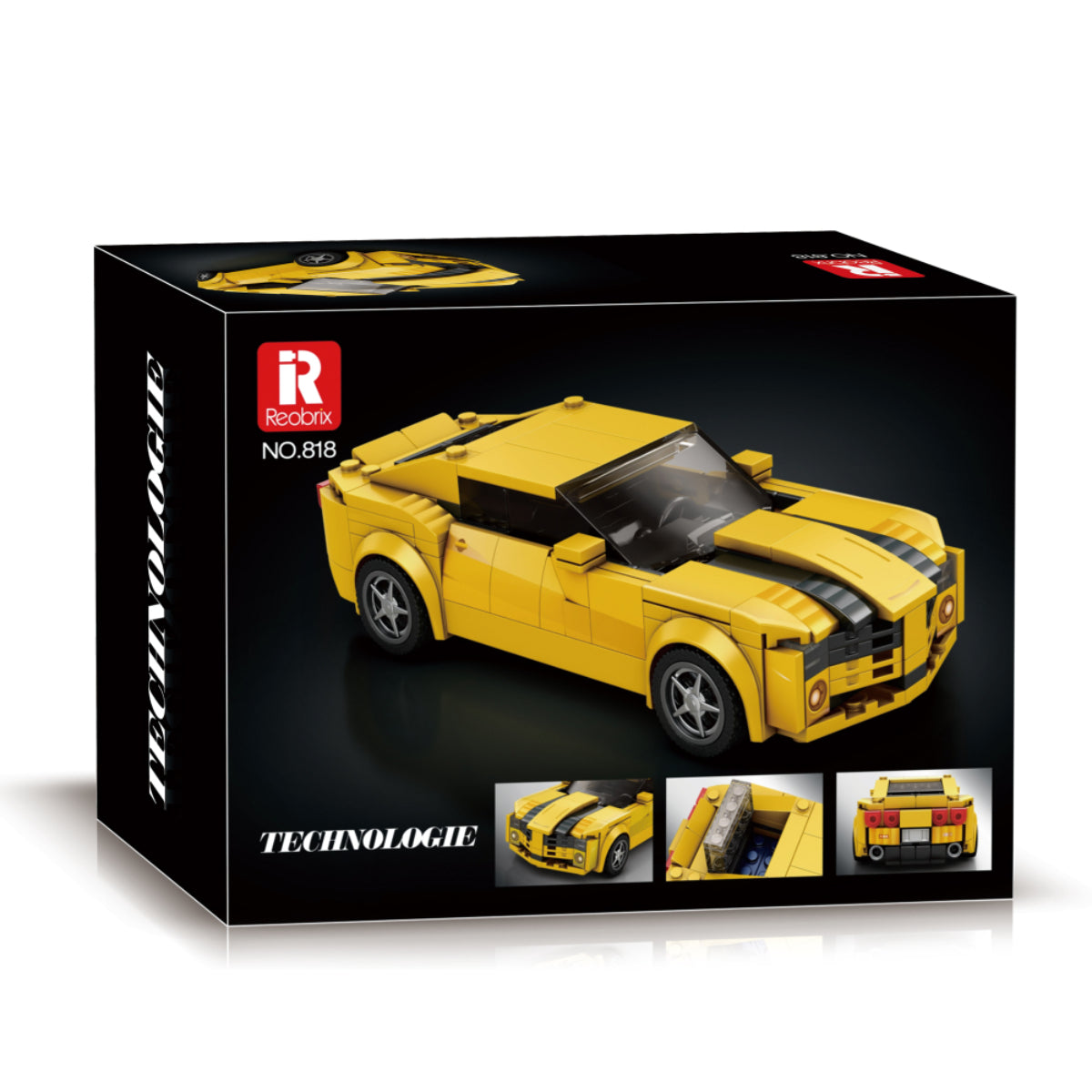 Reobrix 818 Sportwagen 1:24 Klemmbaustein Auto 327 Teile ab 14