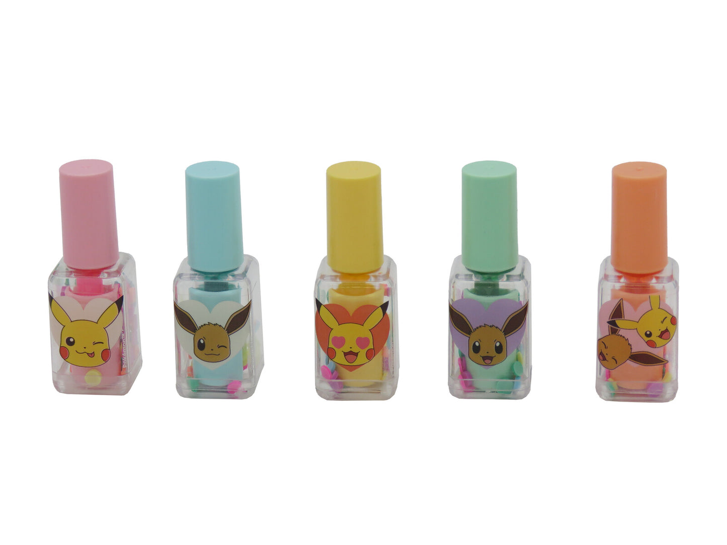 Pokémon Marker Set 5 teilig Textmarker in Nagellackform