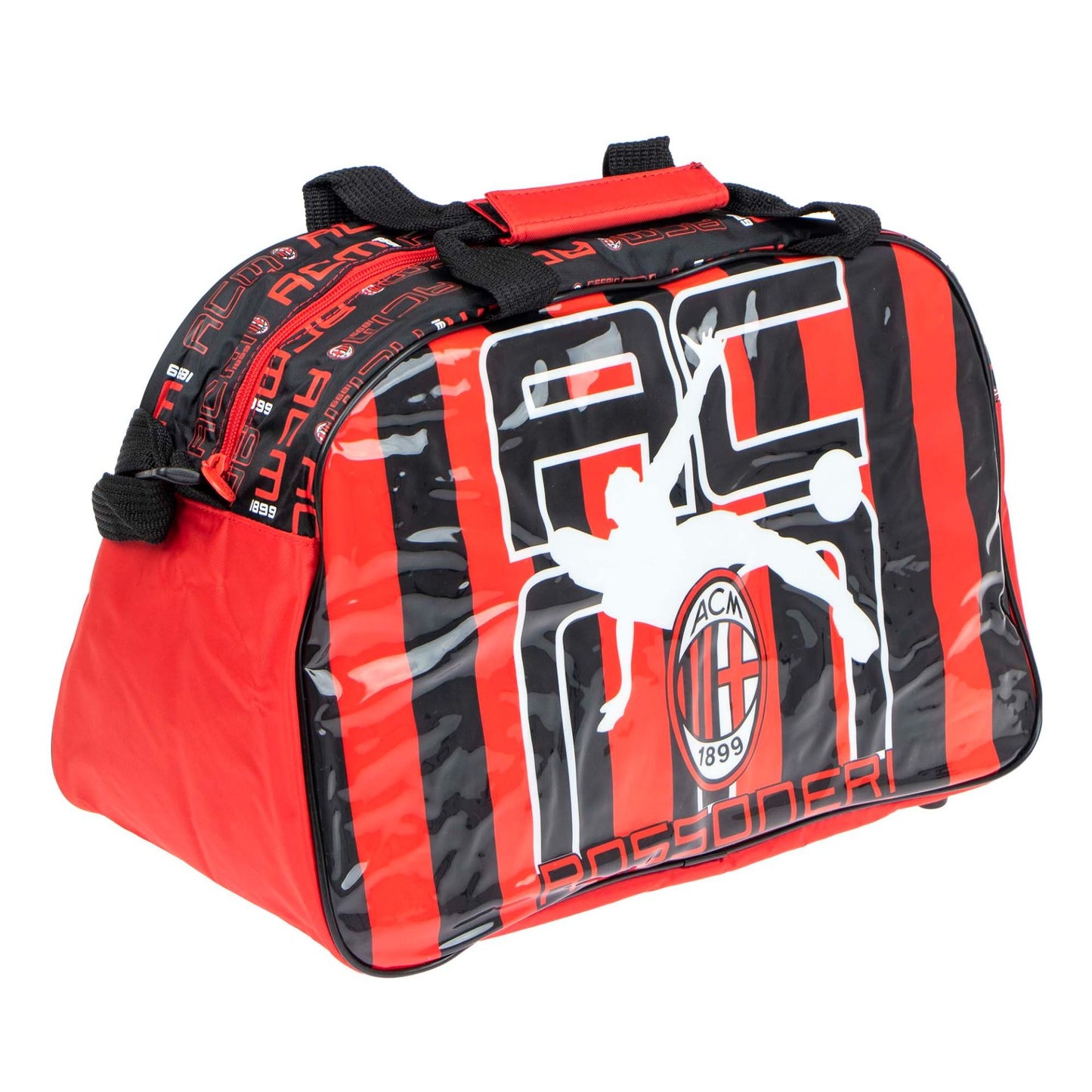 A.C. Milan Gymtasche Rote Sporttasche für Training & Freizeit