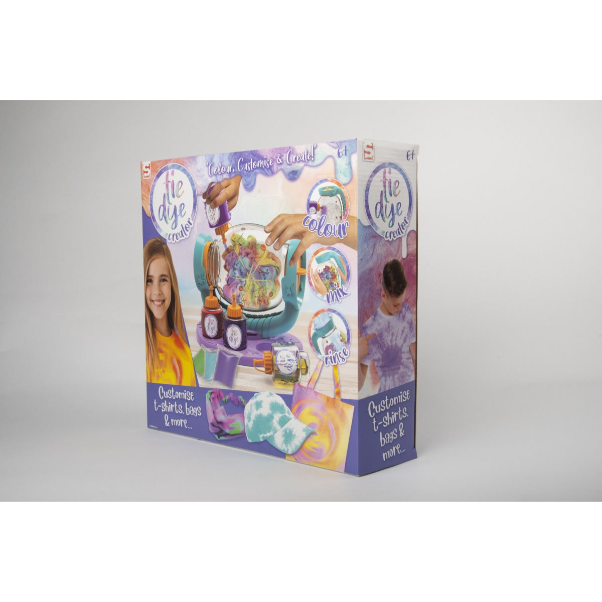 Sambro Tie Dye Creator Färbe Set für Kinder für T-Shirts Taschen und Accessoires
 Färben
