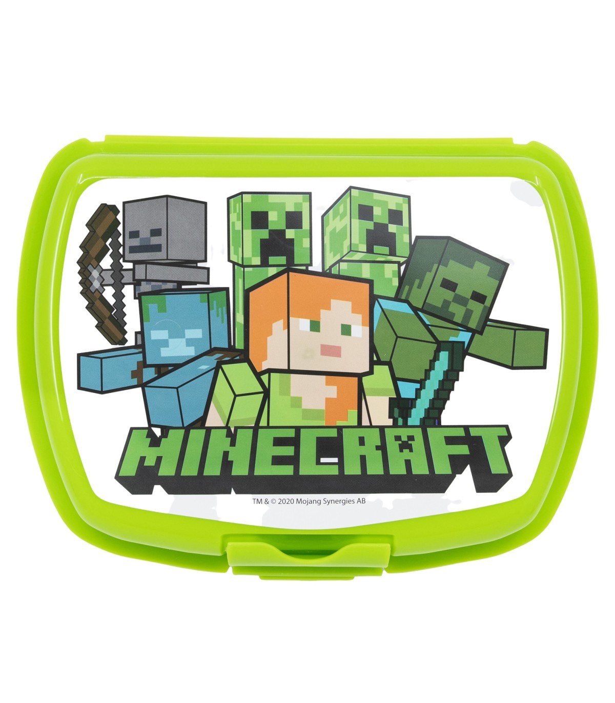 Minecraft Lunchbox Kinder Brotdose für unterwegs und Kindergarten