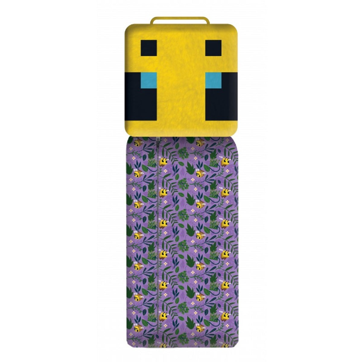Minecraft Kinder Schlafsack 130 × 50 cm mit Reißverschluss