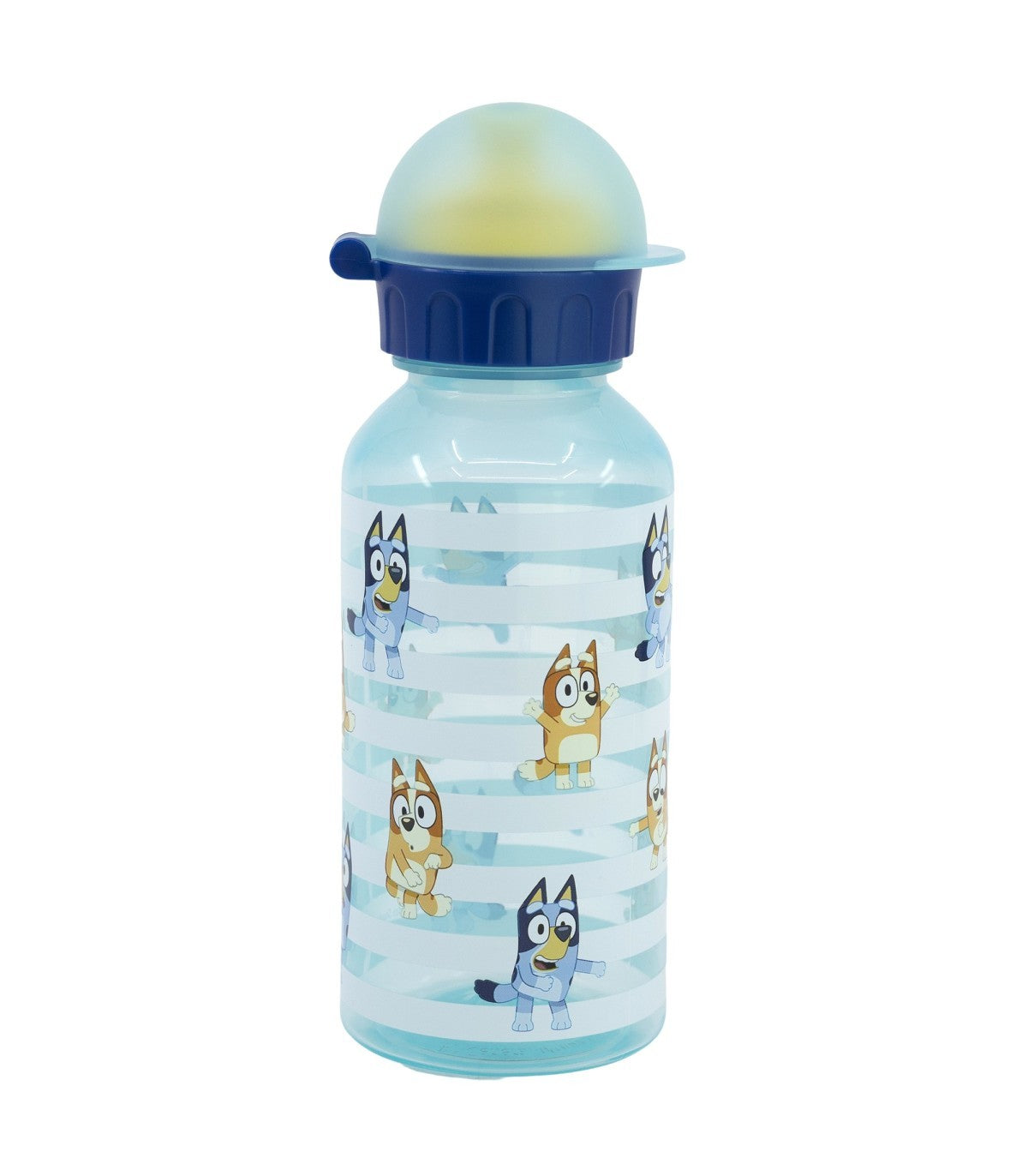 Bluey Kinder Trinkflasche 370 ml Schulflasche mit Sicherheitskappe