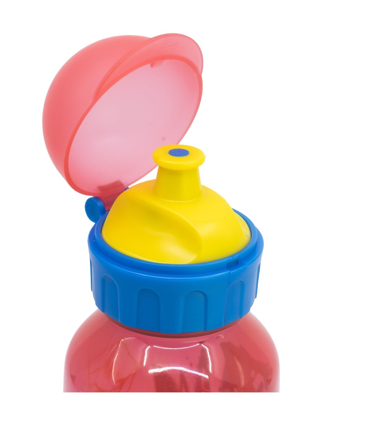 Spiderman Kinder Trinkflasche 370 ml Schulflasche mit Sicherheitskappe